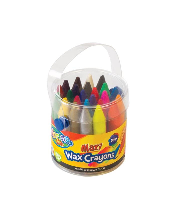 patio Kredki świecowe Maxi w wiaderku 24 kolory 65580 Colorino główny