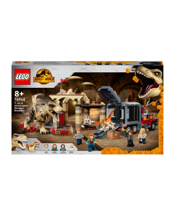 LEGO 76948 JURASSIC WORLD Ucieczka tyranozaura i atrociraptora p3