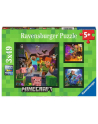 Puzzle 3x49el Minecraft 056217 RAVENSBURGER p8 - nr 1