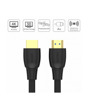 unitek Kabel HIGH SPEED 2.0, 4K, 10M, C11043BK nr 2