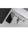 digitus Czytnik kart 3-portowy USB Typ C/ USB 3.0 SuperSpeed SD Micro SD HQ  aluminium Szary - nr 25