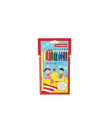 Kredki drewniane STABILO Trio gruba etui 12 szt. 203/12-01 nr 1