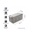 qoltec Akumulator AGM | 12V | 200Ah | max. 3000A - nr 3