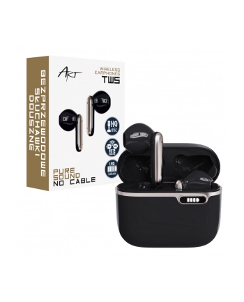 art Słuchawki Bluetooth z HQ Mikrofonem TWS (USB-C) Czarne