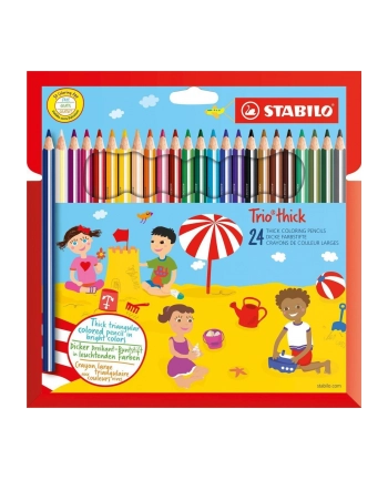 Kredka drewniana STABILO Trio gruba etui 24 szt. 203/24-01 nr 2