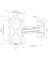 NEOMOUNTS BY NEWSTAR WL40S-840BL12 Select Screen Wall Mount 32-55inch max 40kg  full motion 2 pivots VESA 200x200 Black - nr 58