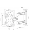 NEOMOUNTS BY NEWSTAR WL40S-850BL12 Select Screen Wall Mount 32-55inch max 40kg full motion 3 pivots VESA 200x200 Black - nr 59