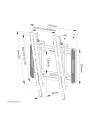 NEOMOUNTS BY NEWSTAR WL35-550BL12 Tilt Wallmount 24-55inch Max 45kg VESA max 200x200 Distance to wall 3.3cm Black - nr 10