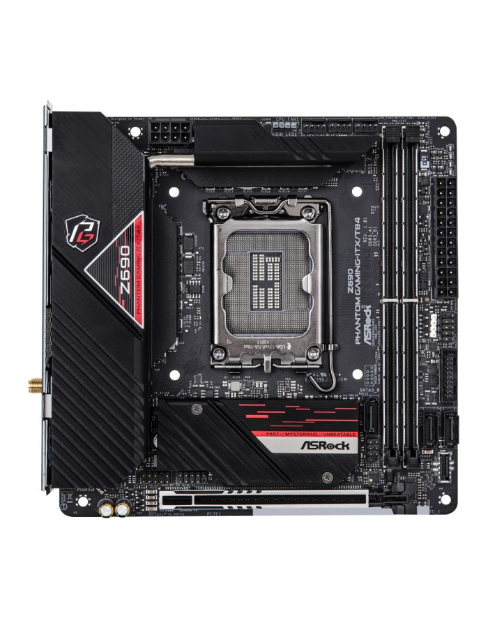 ASROCK Z690 PHANTOM GAMING-ITX/TB4 LGA1700 2x DDR5 HMDI DP 3xSATA3 1xPCIe 5.0 x16 główny