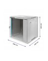 QOLTEC 54485 Szafa RACK 19cali 12U 600 x 450 x 635 - nr 14