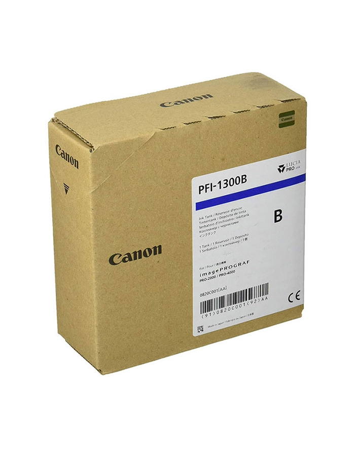 CANON Original ink cartridge PFI-1300 B Blue 330 ML PRO 2000-4000 główny