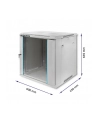 QOLTEC 54485 Szafa RACK 19cali 12U 600 x 450 x 635 - nr 30