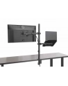 MANHATTAN Desktop Combo Mount with Monitor Arm and Laptop Stand 13 to 32inch Monitor up to 8kg and 10 to 17inch Notebook up to 8 kg - nr 34