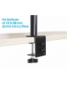 MANHATTAN Desktop Combo Mount with Monitor Arm and Laptop Stand 13 to 32inch Monitor up to 8kg and 10 to 17inch Notebook up to 8 kg - nr 37