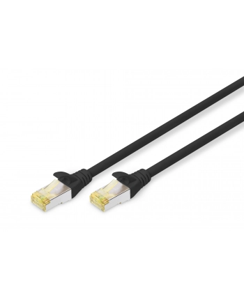 DIGITUS CAT 6A S-FTP patch cable Cu LSZH AWG 26/7 length 0.5 m color Kolor: CZARNY nr 2