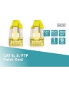 DIGITUS CAT 6A S-FTP patch cable Cu LSZH AWG 26/7 length 0.5 m color yellow - nr 3