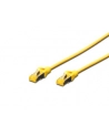 DIGITUS CAT 6A S-FTP patch cable Cu LSZH AWG 26/7 length 0.5 m color yellow - nr 7