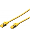 DIGITUS CAT 6A S-FTP patch cable Cu LSZH AWG 26/7 length 3 m color yellow - nr 15