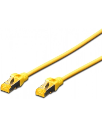 DIGITUS CAT 6A S-FTP patch cable Cu LSZH AWG 26/7 length 3 m color yellow nr 2