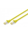 DIGITUS CAT 6A S-FTP patch cable Cu LSZH AWG 26/7 length 3 m color yellow - nr 4
