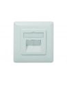 DIGITUS CAT 6A Class EA network outlet shielded 2x RJ45 LSA pure Kolor: BIAŁY surface mount vertical cable installation - nr 17