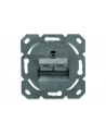 DIGITUS CAT 6A Class EA network outlet shielded 2x RJ45 LSA pure Kolor: BIAŁY surface mount vertical cable installation - nr 22