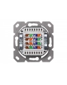 DIGITUS CAT 6A Class EA network outlet shielded 2x RJ45 LSA pure Kolor: BIAŁY surface mount vertical cable installation - nr 29