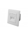 DIGITUS CAT 6A Class EA network outlet shielded 2x RJ45 LSA pure Kolor: BIAŁY surface mount vertical cable installation - nr 31