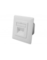 DIGITUS CAT 6A Class EA network outlet shielded 2x RJ45 LSA pure Kolor: BIAŁY surface mount vertical cable installation - nr 8
