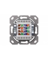 DIGITUS MODULARNY wall outlet 2xRJ45 Kolor: BIAŁY Cat6a fully shielded flush mount horizontal cable installation - nr 26