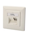 DIGITUS MODULARNY wall outlet 2xRJ45 Kolor: BIAŁY Cat6a fully shielded flush mount horizontal cable installation - nr 27