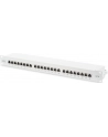 DIGITUS Patch Panel 19inch 24Port Cat6 shielded grey RAL7035 cableinstallation about LSA 10GBit up to 500 MHZ - nr 30