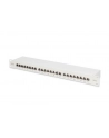 DIGITUS Patch Panel 19inch 24Port Cat6 shielded grey RAL7035 cableinstallation about LSA 10GBit up to 500 MHZ - nr 31