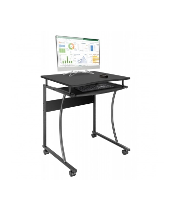 TECHLY Compact Desk with Slide-out Keyboard Tray nr 1