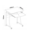 TECHLY Compact Desk with Slide-out Keyboard Tray - nr 5