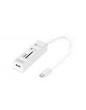 DIGITUS HUB/Koncentrator 3-portowy OTG USB Typ C USB 2.0 HighSpeed czytnik kart SD/Micro SD aluminium - nr 10