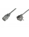 assmann electronic DIGITUS Kabel połączeniowy zasilający Typ Schuko kątowy/IEC C13 M/Ż czarny 2.5m - nr 1