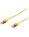DIGITUS CAT 6 S-FTP patch cable Cu LSZH AWG 27/7 length 3 m color yellow - nr 19