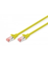 DIGITUS CAT 6 S-FTP patch cable Cu LSZH AWG 27/7 length 3 m color yellow - nr 5