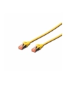 DIGITUS CAT 6 S-FTP patch cable Cu LSZH AWG 27/7 length 3 m color yellow - nr 6