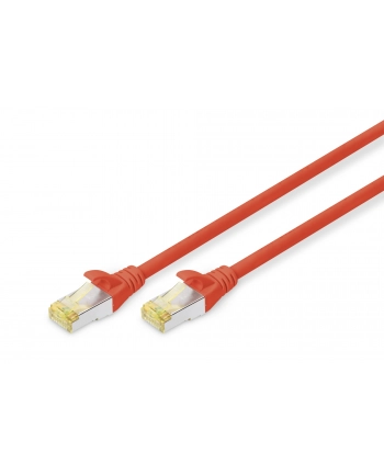 DIGITUS CAT 6A S-FTP patch cable Cu LSZH AWG 26/7 length 3 m color red