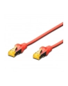 DIGITUS CAT 6A S-FTP patch cable Cu LSZH AWG 26/7 length 3 m color red - nr 2