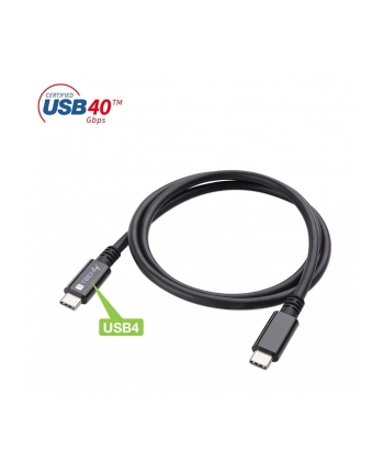 TECHLY USB 4 Gen 3 Type-C Cable M/M E-Mark 8K 40Gbps 100W PD 0.8m nr 1