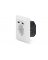 DIGITUS DA-70613 Safety Wall Outlet 2xUSB USB output total 5V 2.1A Input AC 250V 50Hz RAL 9003 - nr 5