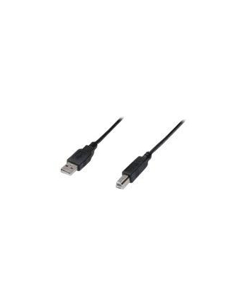 assmann electronic ASSMANN USB 2.0 connection cable type A - B M/M 1.0m USB 2.0 conform bl