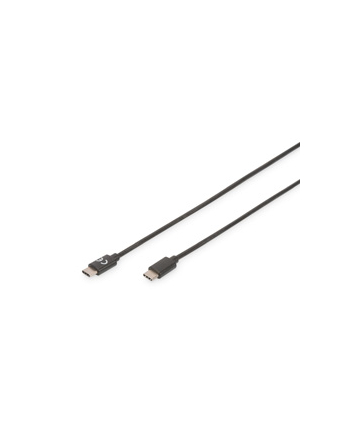 assmann electronic DIGITUS Kabel połączeniowy USB 2.0 HighSpeed Typ USB C/USB C M/M czarny 1m
