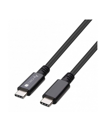 TECHLY USB 4 Gen 3 Type-C Cable M/M E-Mark 8K 40Gbps 100W PD 0.8m