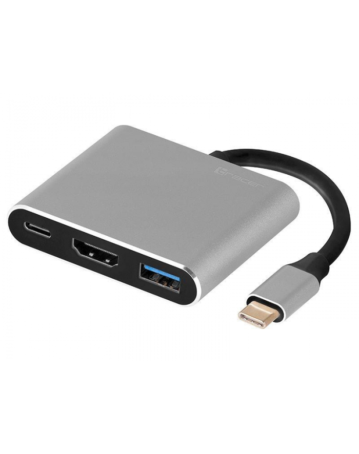 TRACER A-1 USB-C HDMI 4K USB 3.0 PDW 100W adapter główny