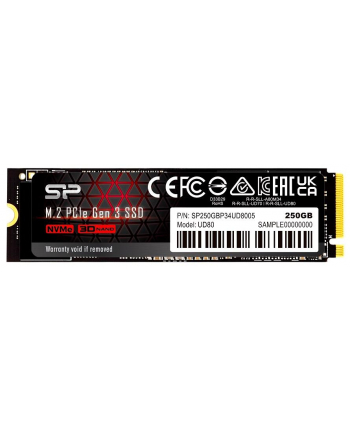 silicon power computer ' communicat SILICON POWER SSD UD80 250GB M.2 PCIe Gen3 x4 NVMe 3400/1800 MB/s