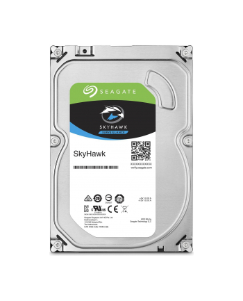 SEAGATE Surv Skyhawk 4TB HDD CMR 5400rpm SATA serial ATA 6Gb/s 256MB cache 3.5inch 24x7 workloads BLK